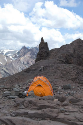 Tältplats Camp Canadá