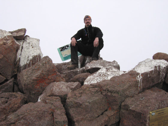 På toppen - Point Lenana