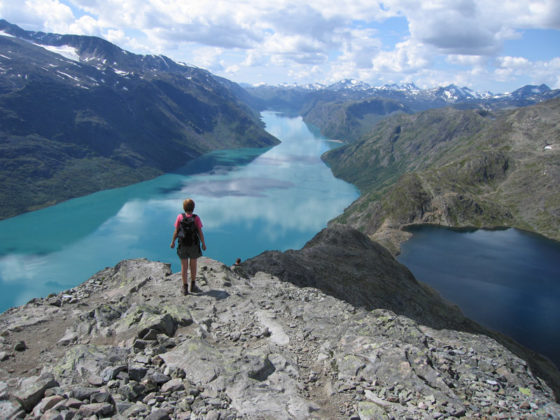 Utsikt från toppen av Besseggen