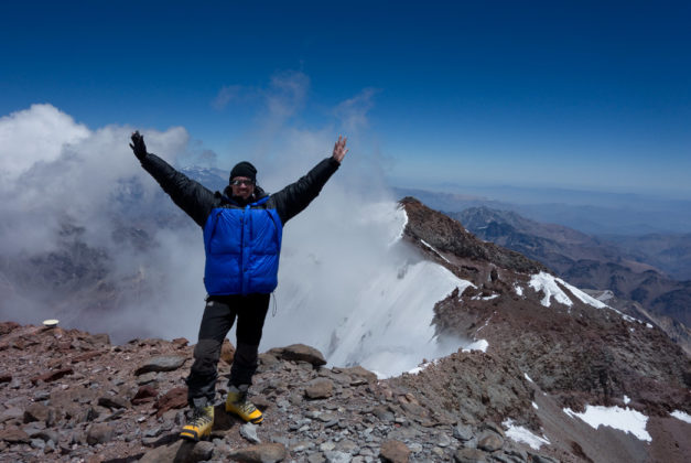 Äntligen - på toppen av Aconcagua
