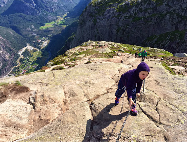 Alvin i Norge, Lysefjorden